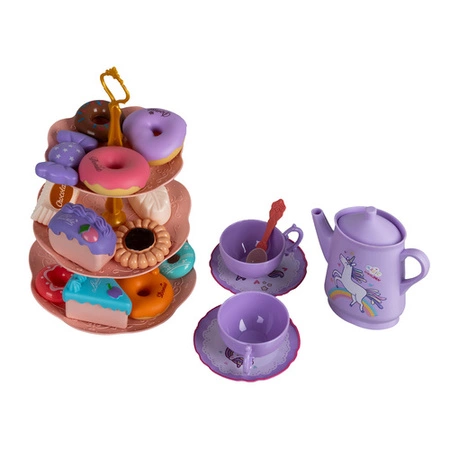 Zestaw do Herbaty dla Dzieci Serwis Kawowy Filiżanki Kawy + Walizka Prezent 26368