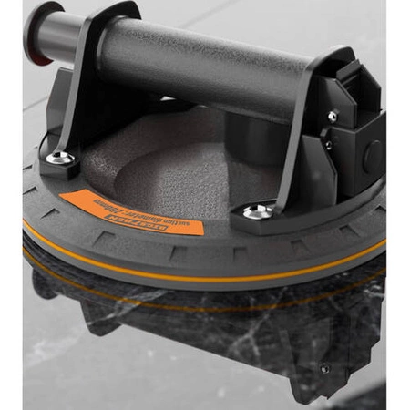 Przyssawka Próżniowa Uchwyt z Pompką i Manometrem do Płytek Glazury Szyb BIGSTREN