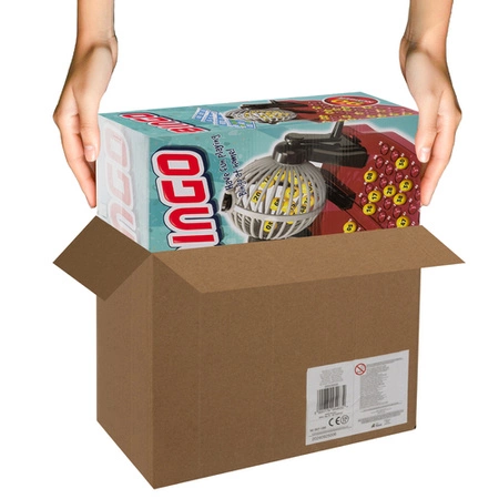 Gra Bingo Rodzinna dla Dzieci Towarzyska Maszyna Losująca Rozrywka Prezent KRUZZEL