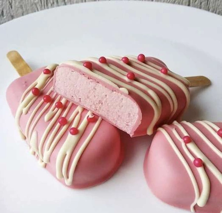 Forma do Lodów na Patyku Silikonowa Foremki 4 Lody RUHHY