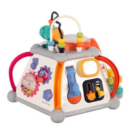 Interaktywna Kostka Edukacyjna 6 Boków + Młoteczek KRUZZEL