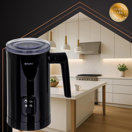 Elektryczny Spieniacz do Mleka Dzbankowy RUHHY z Podgrzewaczem 4 Tryby 350