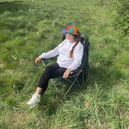 Krzesło Wędkarskie Turystyczne Fotel z Daszkiem TRIZAND