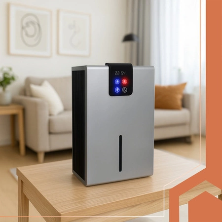 Osuszacz Powietrza Pochłaniacz Wilgoci Higrostat Higrometr Wydajny 1L/24h Ruhhy 26496