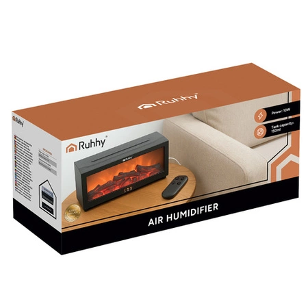 Dyfuzor Zapachowy Aromatoterapia do Olejków Nawilżacz Efekt Kominka 150ml Ruhhy 26453