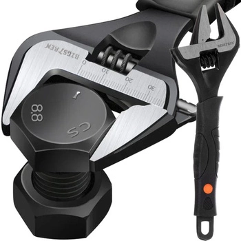 Klucz Nastawny Szwed 35 mm Szwedzki Szeroki Zakres 0-35 mm Uniwersalny Stal BIGSTREN