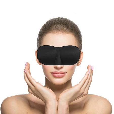 Opaska na Oczy Maska do Spania 3D + Zatyczki Etui MALATEC