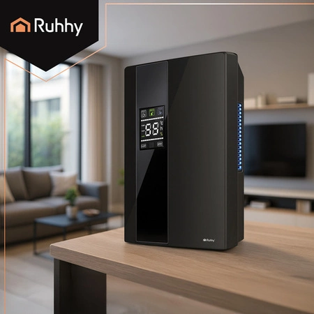 Osuszacz Powietrza Pochłaniacz Wilgoci 24h Mocny Oczyszczacz UV TiO2 Pilot Ruhhy 26626