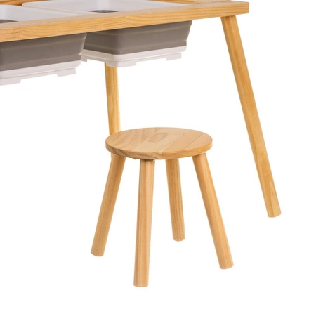 Drewniany Stolik Edukacyjny dla Dzieci Sensoryczny Piaskownica na Piasek XL Kruzzel 26366