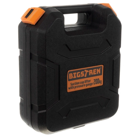 Przyssawka Próżniowa Uchwyt z Pompką i Manometrem do Płytek Glazury Szyb BIGSTREN