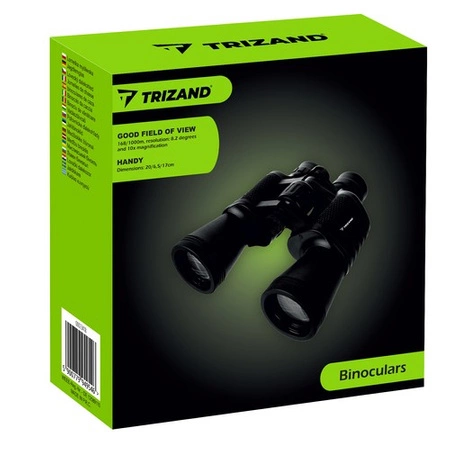 Lornetka Myśliwska Wojskowa 10x50 Turystyczna Zoom + Etui Szklana Optyka TRIZAND