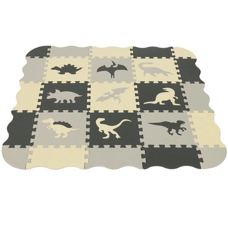 Mata Edukacyjna na Podłogę Puzzle Piankowe dla Dzieci Niemowląt Gruba 35el. Kruzzel 25785