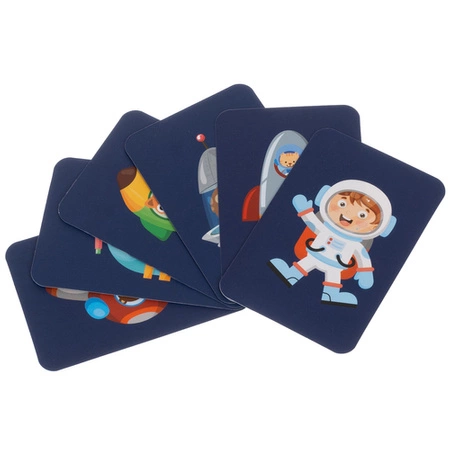 Układanka Magnetyczna Puzzle Montessori 57el. Kosmos Książka Edukacyjna ISO TRADE