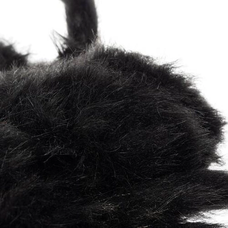 Pająk na Halloween Dekoracja Włochaty Gigant Czarny Straszny Duży Ozdoba MALATEC