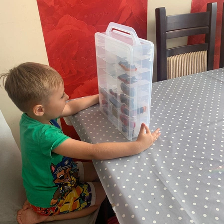 Półka Zamykana na Autka Resoraki Samochodziki 46 KRUZZEL