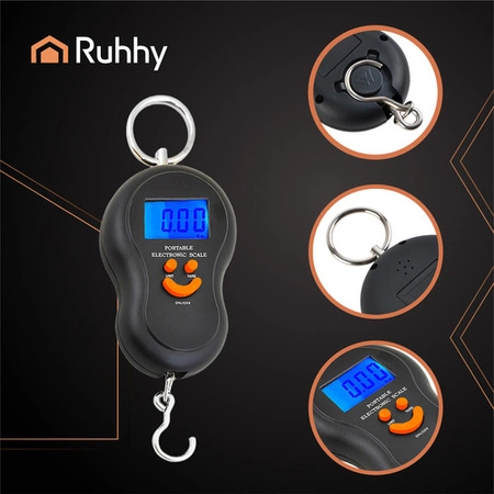 Waga Hakowa Bagażowa Ruhhy Elektroniczna z Wyświetlaczem LED do 50kg Tara