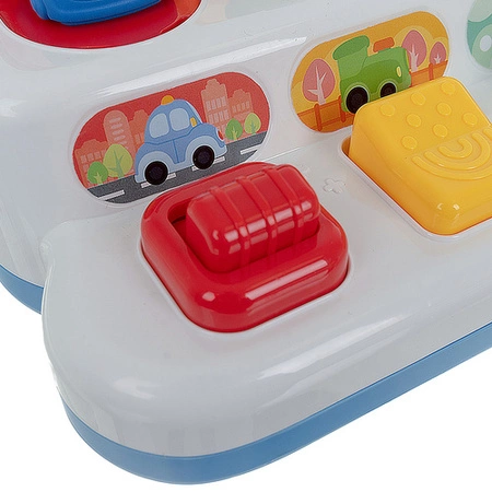 Zabawka edukacyjna Wyskakujące Pojazdy Skaczące Autka Interaktywna POP-UP 26379