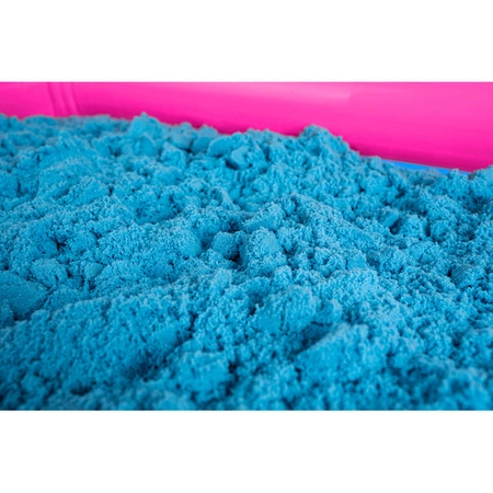 Piasek Kreatywny Foremki Basen Piaskownica Zestaw + 2 kg Piasku dla Dzieci KRUZZEL