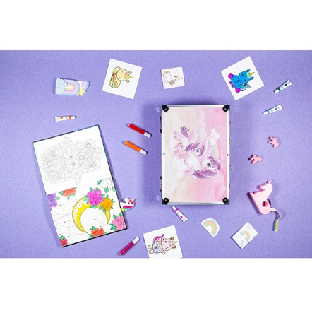 Zestaw Artystyczny do Malowania + Walizka w Walizce Kredki dla Dzieci 144el MAALEO