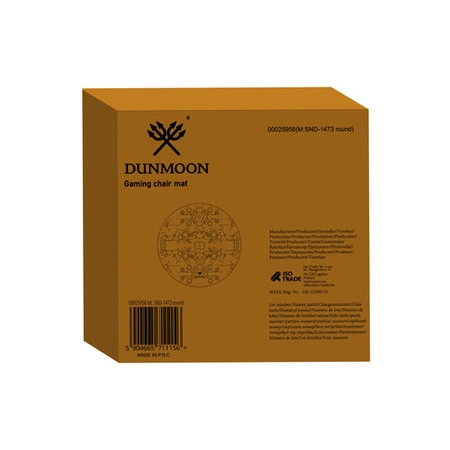 Mata Ochronna pod Fotel Gamingowy Okrągła Podkładka pod Krzesło na Kółkach Dunmoon 25956