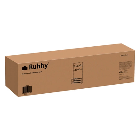 Stojak Wieszak na Ubrania Pólki Haczyki Na Kurtki Buty Metalowy RUHHY