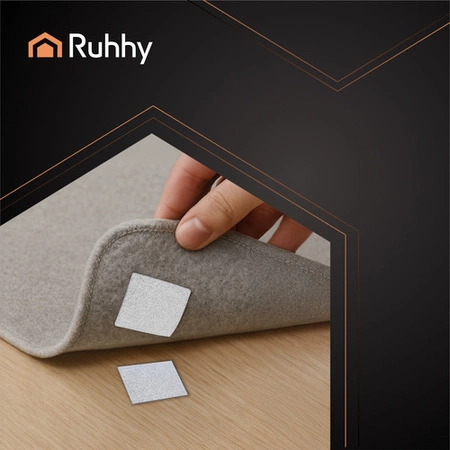 Taśma Rzep z Klejem Samoprzylepna 50 mm Biała 5 mb Zestaw Haczyk Pętelka Ruhhy 25807