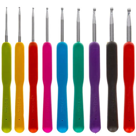 Zestaw do Szydełkowania Szydełko 2,0-8,0 Etui 85el RUHHY