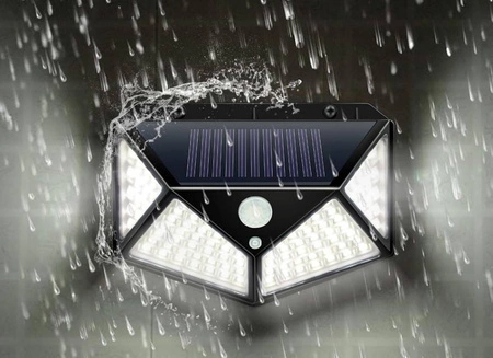 Lampa Solarna z Czujnikiem Ruchu Zmierzchu 100 LED IZOXIS