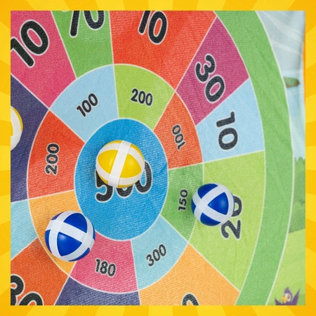 Gra zręcznościowa Kruzzel Rzut piłeczkami woreczkiem zestaw 3w1 dla dzieci 26751