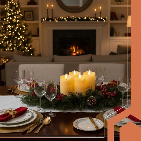 Świeczka Wkład Led Ruhhy Efekt Płomienia Świece na Baterie do Znicza 4x12,5