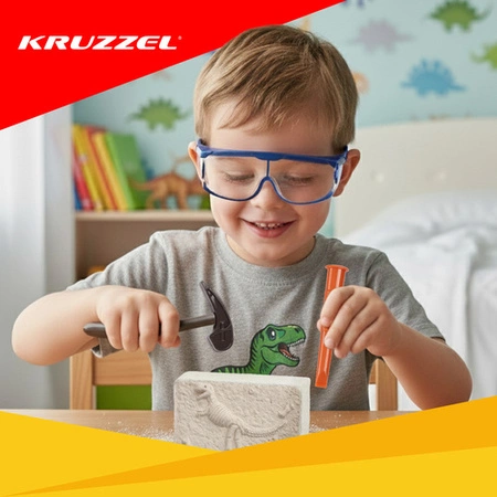 Zestaw Wykopaliska Dinozaurów Kruzzel 6w1 Kopalnia Dla Dzieci na Prezent XL