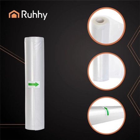 Folia do Zgrzewarki Próżniowej Moletowana Rolka Rękaw 28 x 600cm 6m XXL Ruhhy 26077