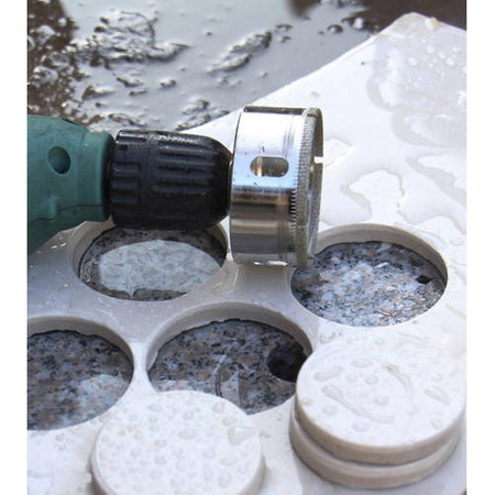 Otwornice Diamentowe do Gresu Płytek Szkła Koronki BIGSTREN