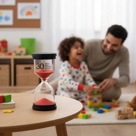 Klepsydry Zestaw Kreatywny do Odmierzania Czasu 3/5/10/15/30 Minut Kolorowe Kruzzel 25676