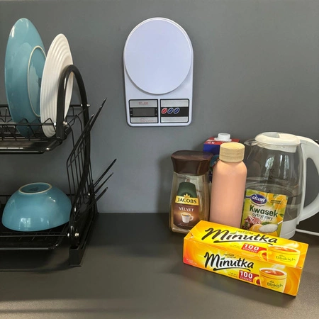 Waga Kuchenna Elektroniczna Precyzyjna LCD 1g do 10kg Cyfrowa na Baterie RUHHY