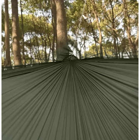 Hamak Turystyczny z Moskitierą Survivalowy Podróżny na Biwak Bushcraft Tarp TRIZAND