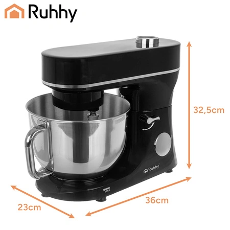 Robot Kuchenny Planetarny z Podgrzewaną Misą 5,7L Ruhhy Mikser do Ciasta