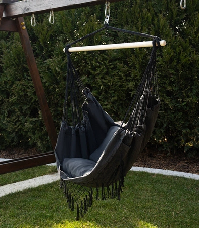 Krzesło Brazylijskie Wiszące Fotel Huśtawka Hamak MALATEC