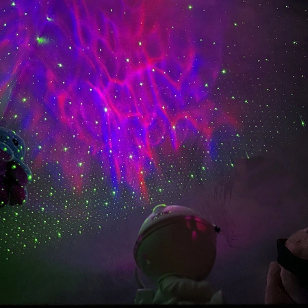 Projektor Gwiazd Nieba Astronauta Lampka Nocna LED Pilot Kosmos IZOXIS