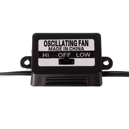 Wentylator Samochodowy Wiatrak 12V Obrotowy Mocny do Auta na Klips Duży XTROBB