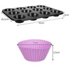 Foremki Silikonowe 12 szt Forma Blacha na Muffinki RUHHY