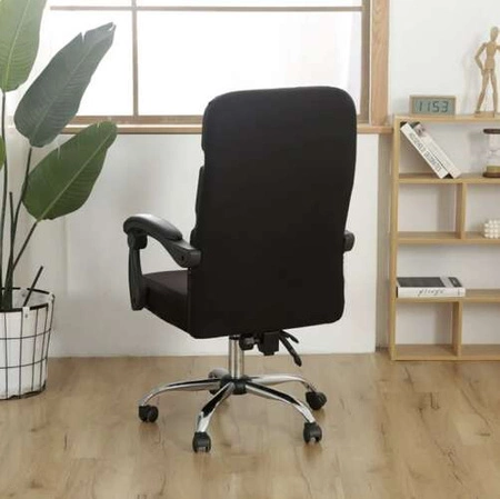 Pokrowiec na Fotel Biurowy Krzesło do Biurka Elastyczny Czarny Ochronny MALATEC