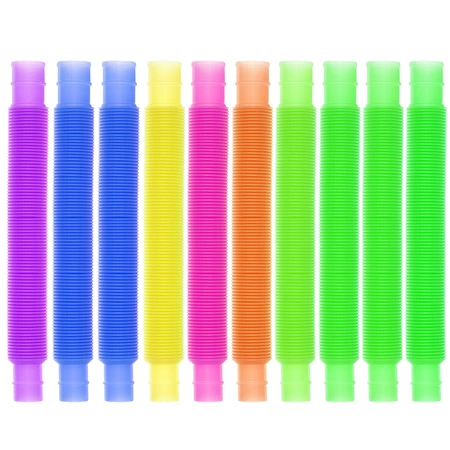 Rurki Tuby Sensoryczne Rury Pop Zestaw XL 10 szt KRUZZEL