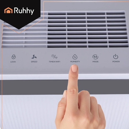 Osuszacz Powietrza 20L/24h Ruhhy WiFi Higrostat Timer Zbiornik 4,3l Cichy