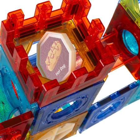 Klocki Magnetyczne Świecące Konstrukcyjne Iso Trade Edukacyjny Tor Kulkowy