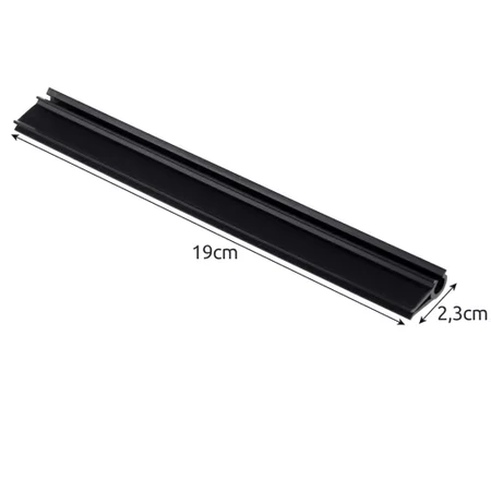 10 x Klipsy do Taśmy Ogrodzeniowej Zaczepy Montażowe Osłony Antracyt 19cm GARDLOV