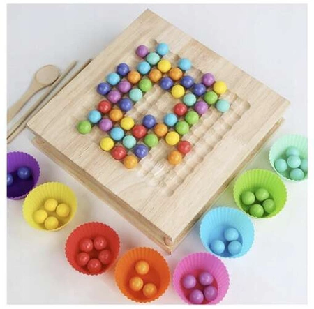 Gra Memory Farma Pamięciowa Montessori Układanka dla Dzieci Pamięć Foremki KRUZZEL