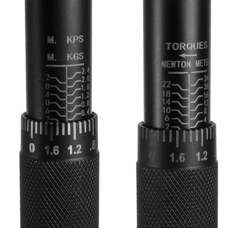 Klucz Dynamometryczny 1/4 2-24 Nm z Blokadą + Certyfikat Kalibracji w Etui BIGSTREN