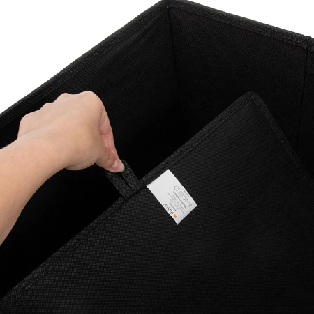 Pufa ze Schowkiem Siedzisko Puf Schowek Kufer Kostka Składana z Ekoskóry Ruhhy 25780