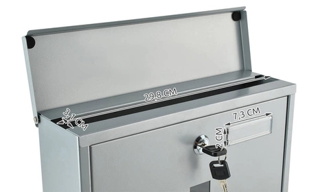 Skrzynka na Listy Pocztowa Gazety Pocztę Napis Duża Listowa A4 do Domu MALATEC